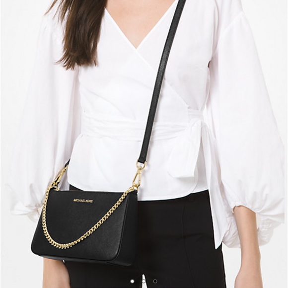 MICHAEL KORS 
Jet Set Md Crossbody XBody Shoulder Bag + Card Holder Boxed Set - Picture 3 of 16